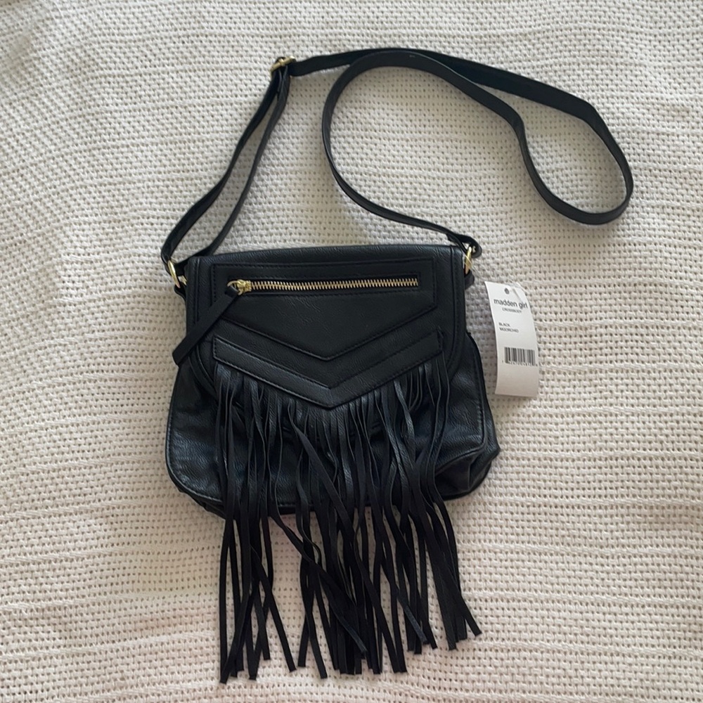 Madden Girl cross body purse black new